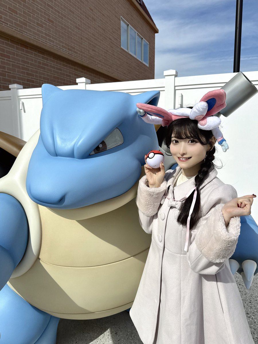 念願の #ポケパークカントー ❤︎ 推しポケモンのカメックスに会えたよ！！