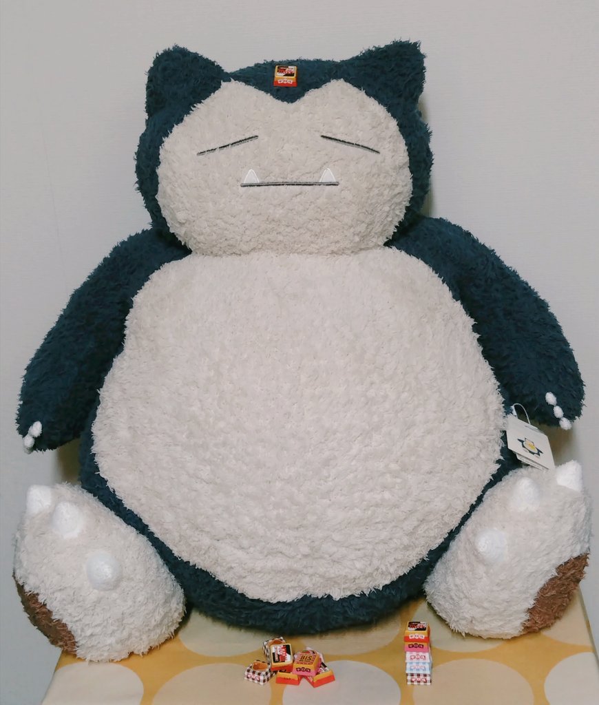 昔落選して買えなかったジェラピケのカビゴンさん、1年以上経って突然