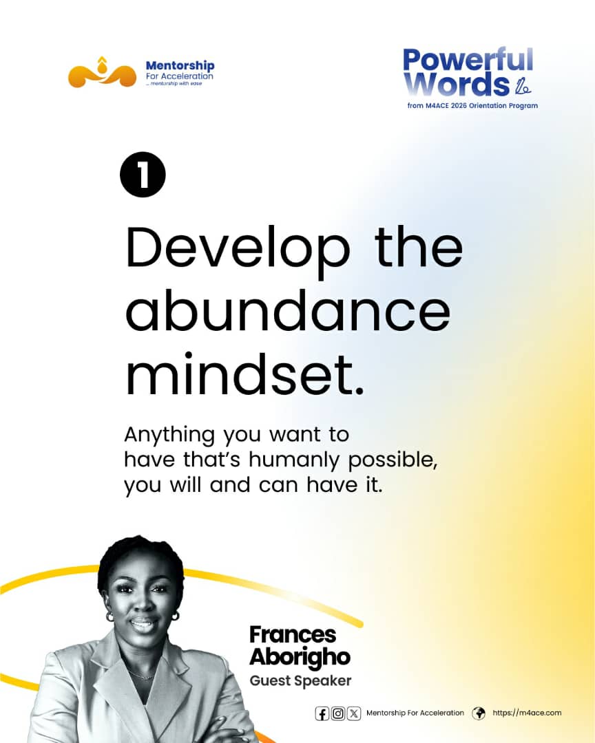 Mentorship For Acceleration tweet media