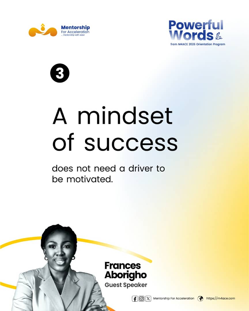 Mentorship For Acceleration tweet media