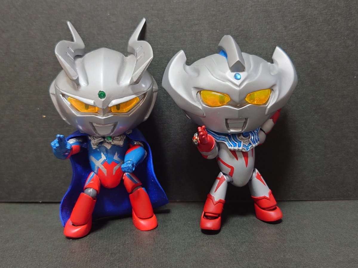 #2月なので2人並んだ画像を貼ろうぜ
#プチッガイ 
セブンの息子とタロウの息子です。