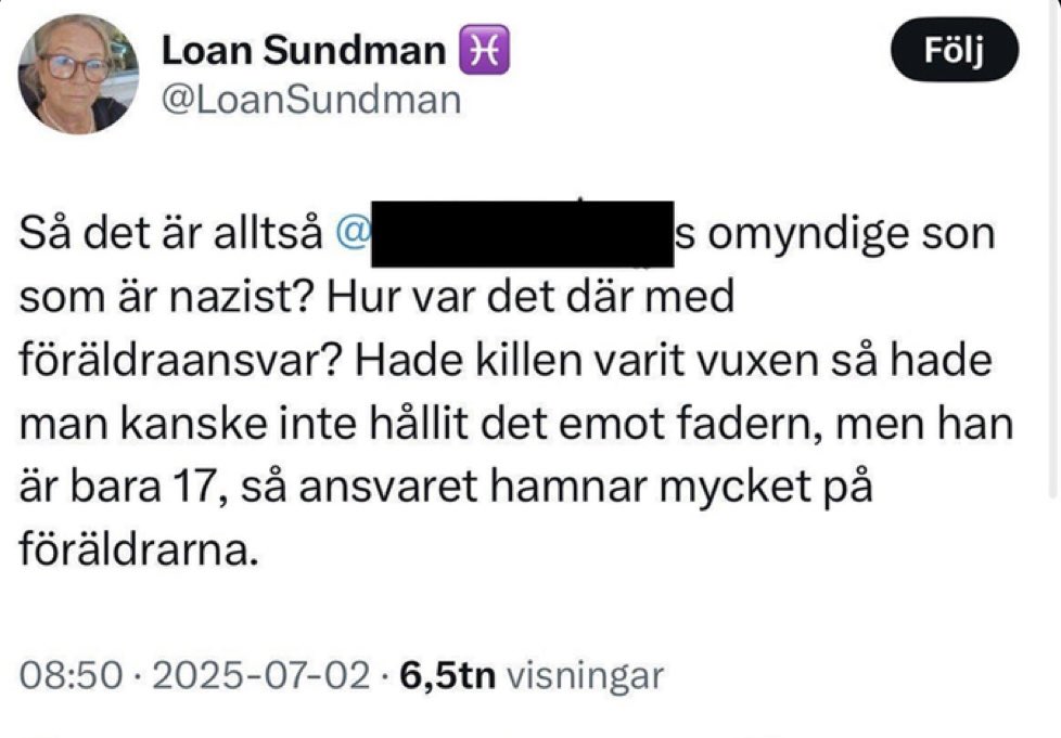 Loan har varit kopplad till den våldsbejakande gruppen AFA.

Dessutom har hon en kriminell son som är dömd för flera brott, samtidigt som hon tidigare har krävt föräldraansvar av en moderat politiker vars son hon pekat ut som ”nazist”.