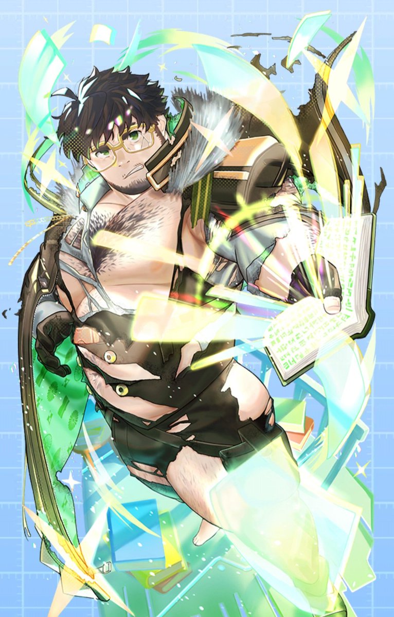 The alt armor is hiding his chest hair