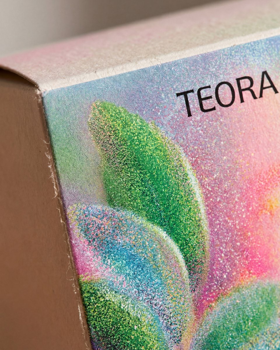 packagings's tweet photo. A contemporary, #pointillism inspired #illustration style builds imagery through layered colour particles, creating a soft, atmospheric aesthetic that conveys calm, depth, and visual rhythm.

https://t.co/e8PysrQxJx

#tea #packagingdesign by Nadaalaboudi https://t.co/tKfiv2y7xy