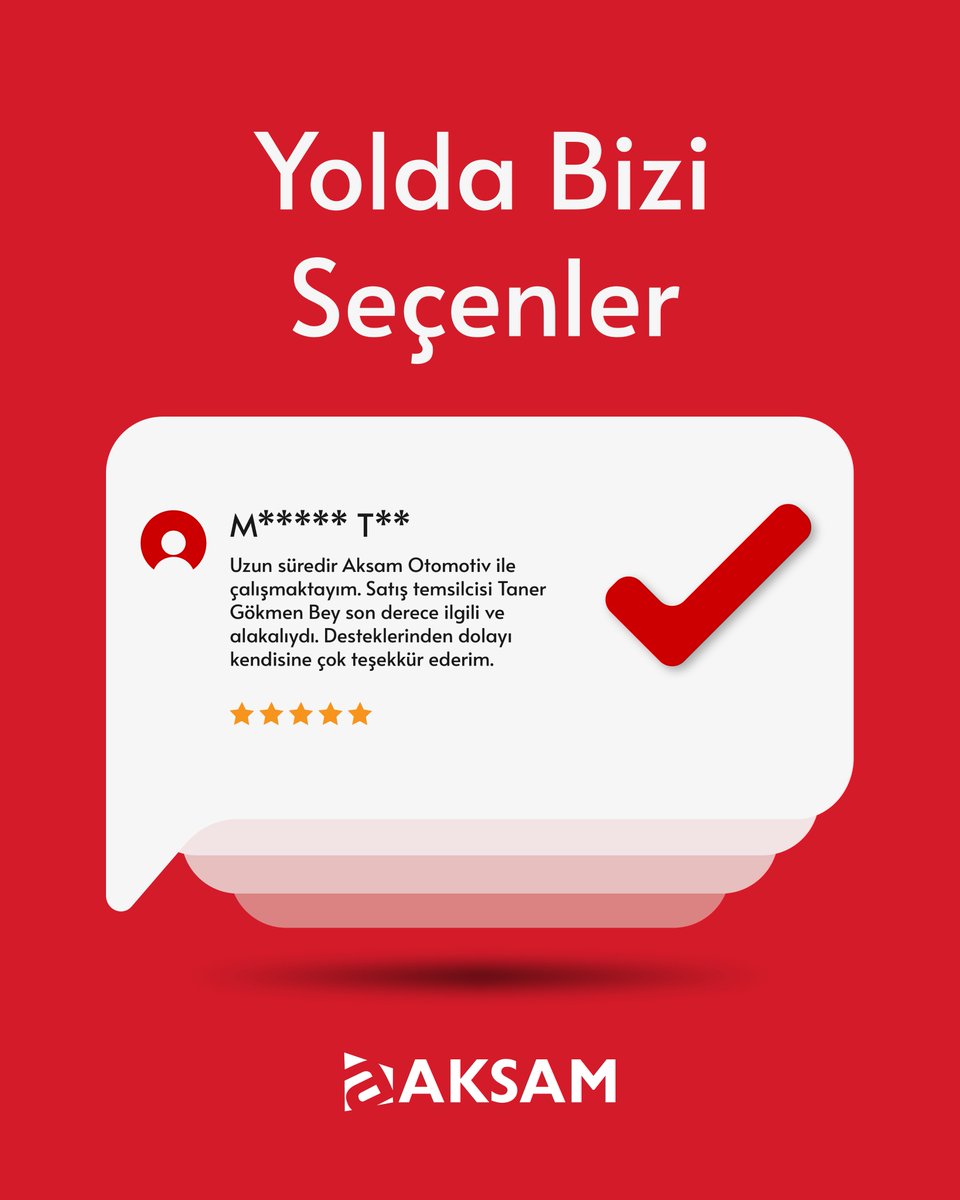 Mehmet Bey’in yorumu sizlerle! 🚗✨

🚙Yayında olan tüm araçlarımızı incelemek için aksamoto.com.tr web sitemizi ziyaret edebilir, ya da dilerseniz garajlarımızı ziyaret ederek ihtiyacınız olan aracı yerinde görerek satın alabilirsiniz! 🤝