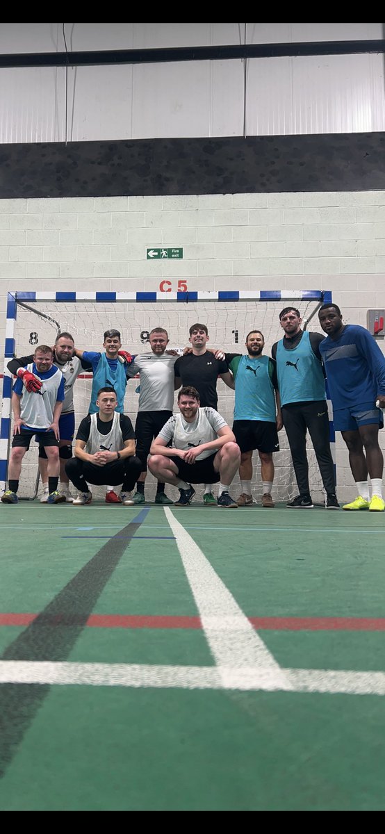 Monday night futsal, thank you Manchester Deaf FC for inviting me down to train and continue development as a coach💙