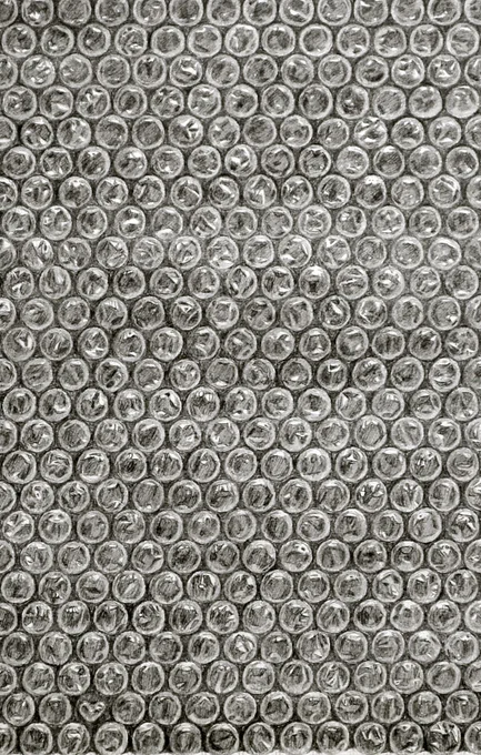 鉛筆画。