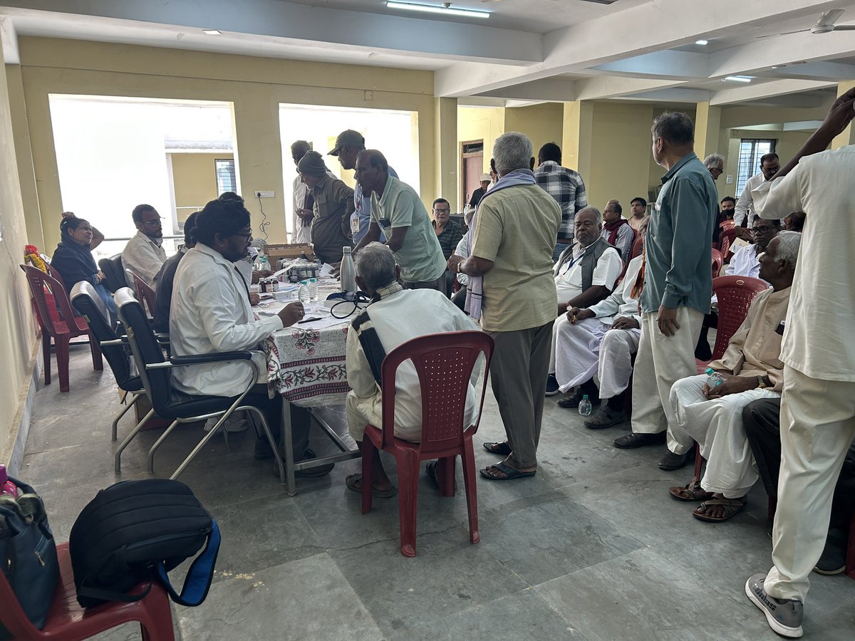 CRSR organised a routine Health Check up and Dementia Screening camp for Senior citizens at IIC Dhamnagar with the cooperation of Dist. Admn.(SSEPD Section), Bhadrak . In the camp more than 12 Dementia cases  primarily detected out of more than 100 Sr. Citizens turned up.<a href="/SSEPD2/">SSEPD</a>