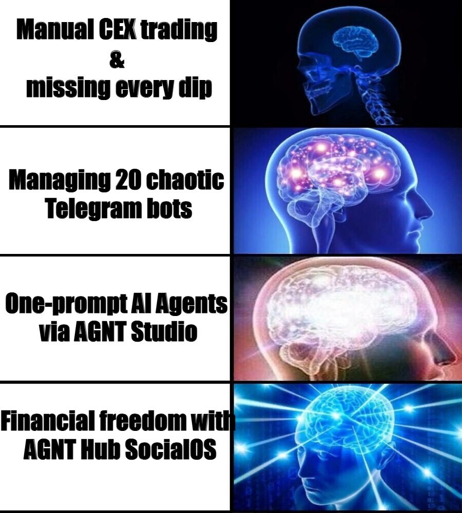 Vadimbarclay's tweet photo. Hello everyone! Here's another meme for you! Don't forget to join the @agnt_hub  project before it's too late!🚀🚀🚀
https://t.co/1Ia1NfTrIh
#AGNT #XMiniApps #CryptoOnX #Web3 #Blockchain #Crypto https://t.co/WoMoPEVM9O