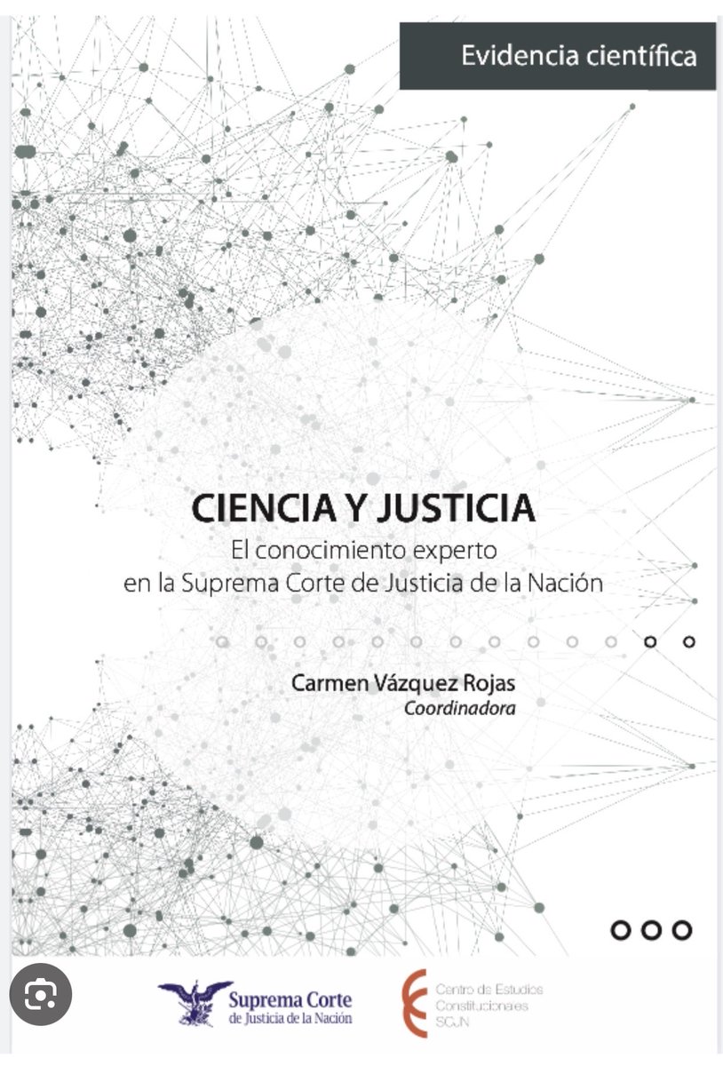 “El libro Ciencia y Justicia, no es para la estantería; es para el portafolio de audiencia, para la mesa de preparación de la teoría del caso, para el escritorio donde se redacta el alegato.” 

sitios.scjn.gob.mx/cec/editorial/…