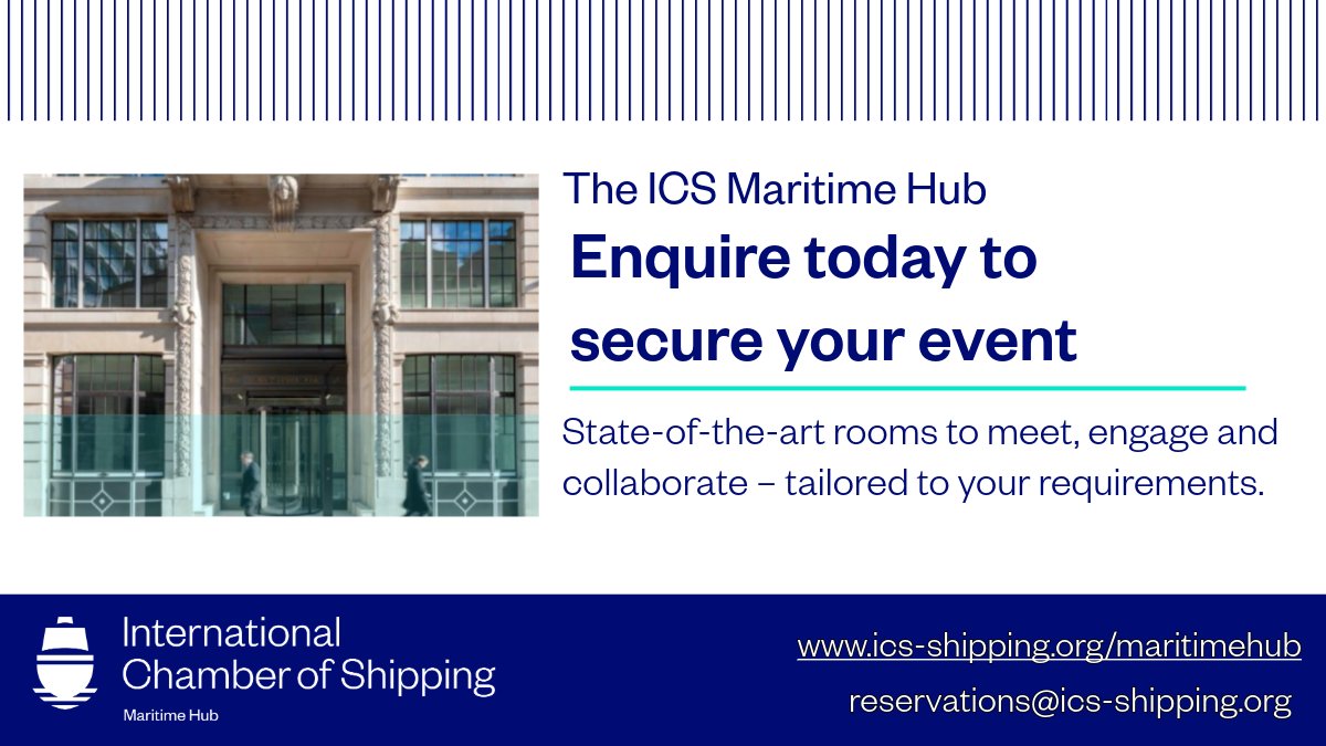 shippingics's tweet image. The ICS Maritime Hub offers the ideal venue space to host your 2026/2027 budgeting meetings. With a choice of 8 different suites, you will be sure to find the right choice to fit your organisation.

Enquire today - ics-shipping.org/maritimehub/co…

#LondonVenues #Eventprofs #EventprofsUK