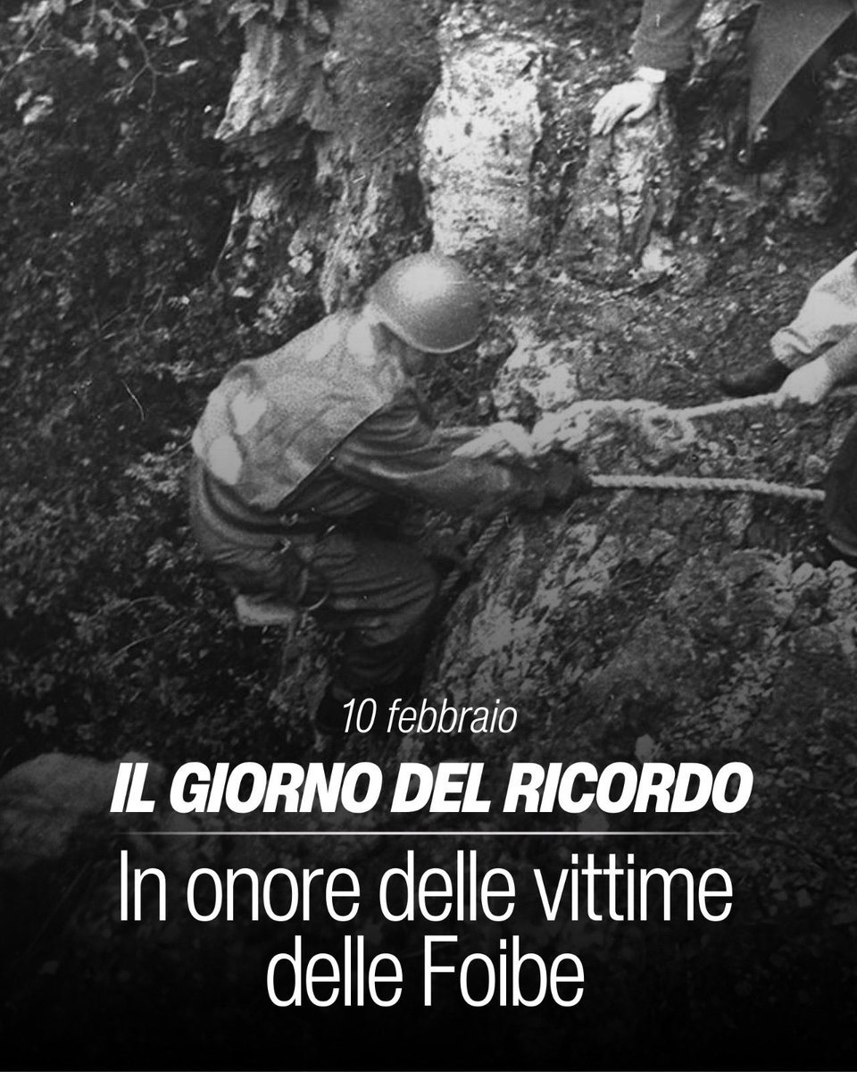 Oggi ricordiamo le vittime delle Foibe e l’esodo giuliano-dalmata.
Una tragedia troppo a lungo dimenticata, che appartiene alla storia di tutti gli italiani.

Ricordare significa rendere giustizia, difendere la memoria e trasmettere alle nuove generazioni il valore della verità.
