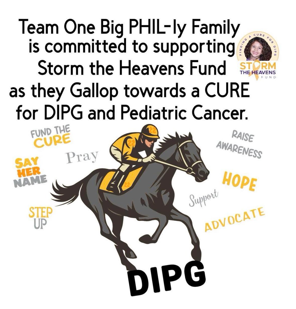 Thank you, Team One Big PHIL-ly Family for supporting our fight against DIPG by purchasing an ad in the Bean’s Ball 2026 event book.   

There is no cause greater than the fight for our children’s right to grow up to be adults. 

#StormTheHeavens #PrayLikePhil #CrushDIPG