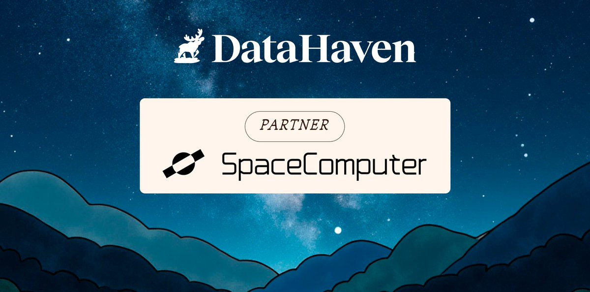BeaarAngela's tweet photo. Some systems need to operate beyond any single point of control. SpaceComputer runs secure infrastructure in orbit, while DataHaven preserves the results with verifiable storage. Together, they extend trust and proof beyond Earth.
@DataHaven_xyz @SpaceComputerIO https://t.co/sxsqFAwzpG