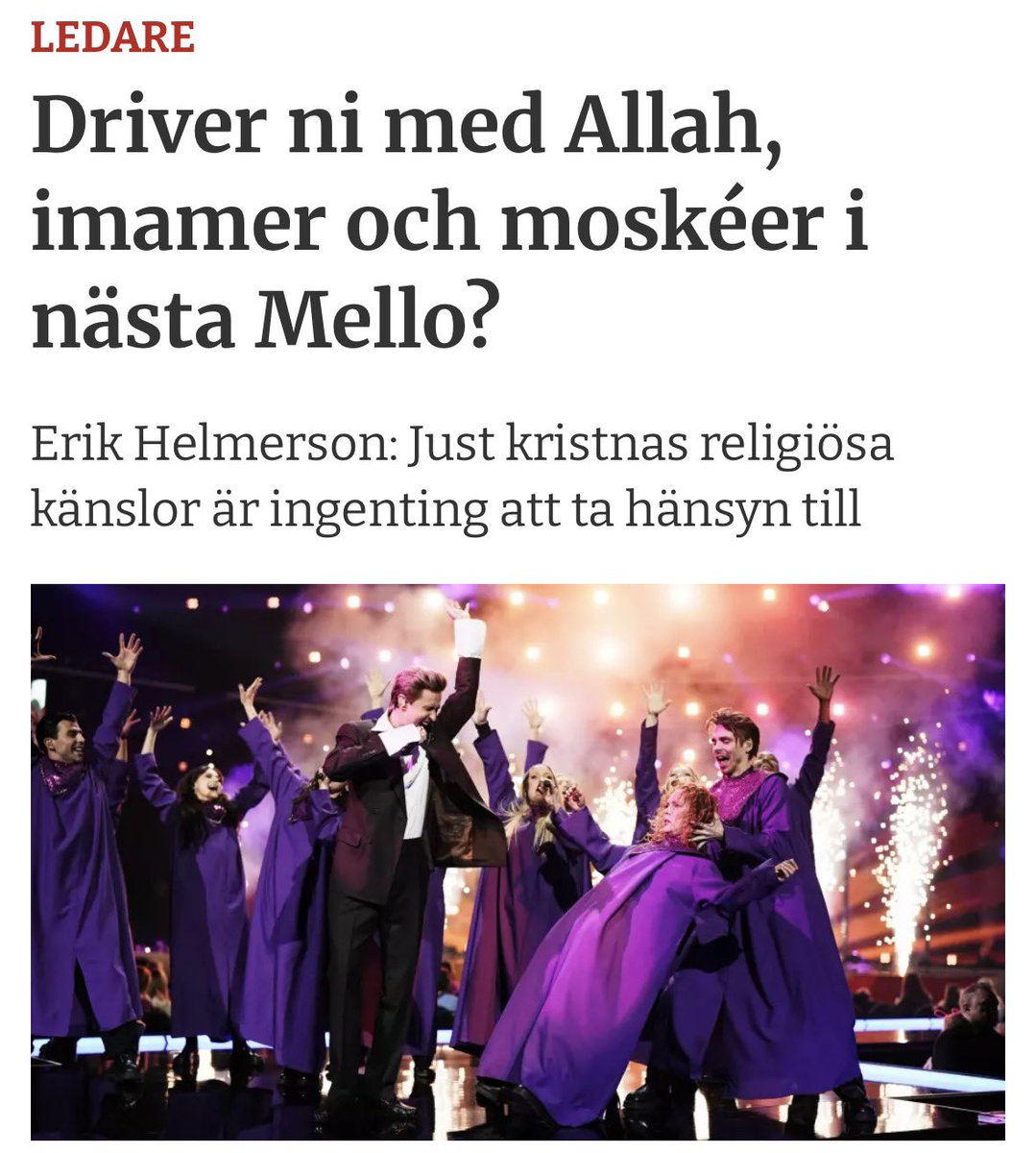 Naturligtvis inte.

Skämtar man om Fredens religion riskerar man ju att avrättas eller sprängas till döds av någon stackars muslim som fått nog av islamofobin.