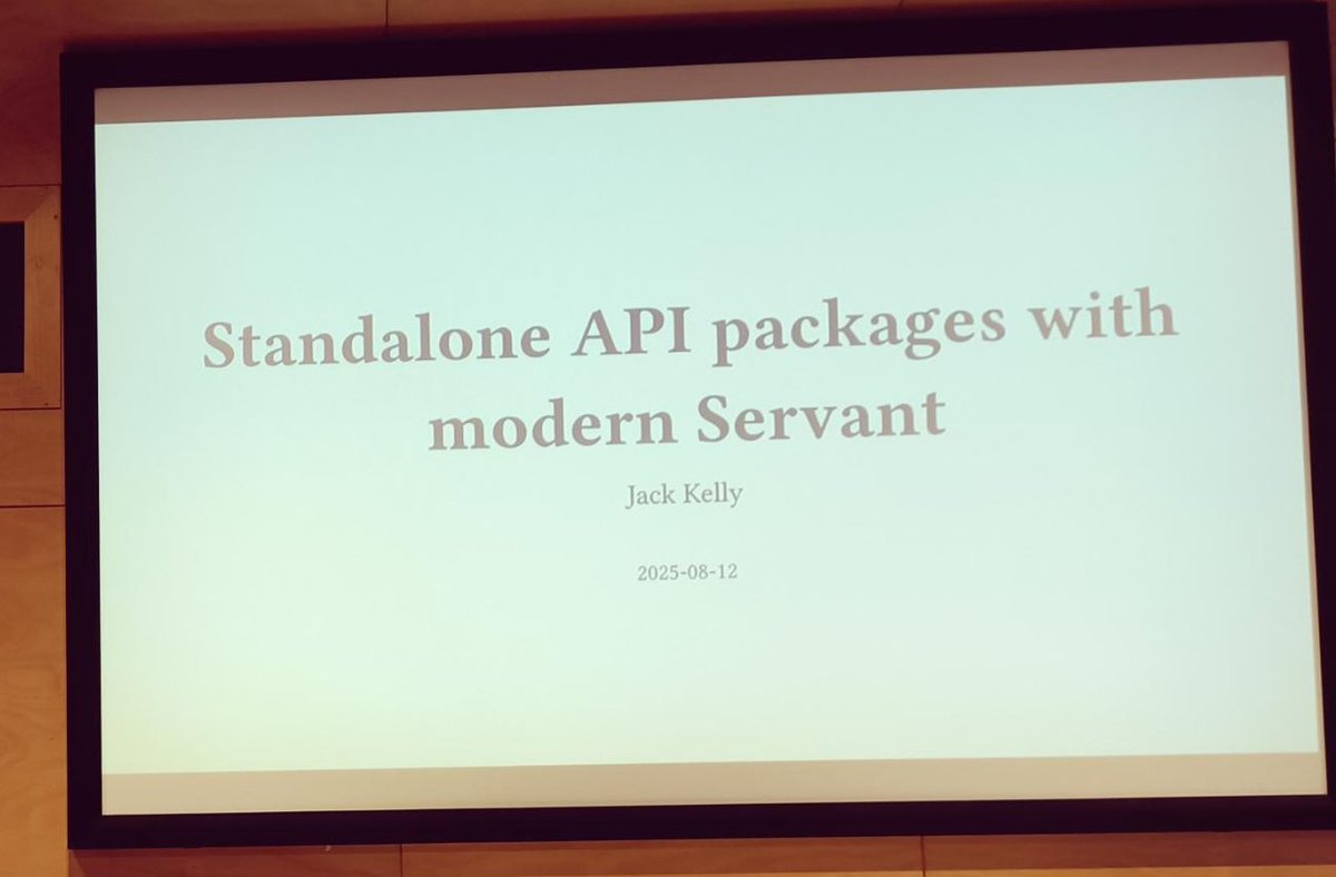 Fraser Tweedale (@hackuador@functional.cafe) tweet media