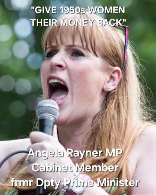 annfenner1's tweet image. .@AngelaRayner "#Govt failed the women who were born in the 1950's;they stole their pension;We will right that #injustice; THIS IS THEIR MONEY"
#Mediation with #CEDAWinLAW @patmcfaddenmp @TorstenBell Why #delay❓
#Discrimination #PROVEN #50sWomen 
🎧here⏬
youtube.com/watch?v=Cc5RGH…