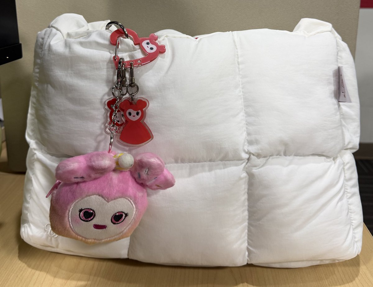 ppalganchae's tweet photo. #TSSCProofs @TheSiblingsCart 

worth the buy, buti hindi ko tinuloy ibenta hehe sobrang fluffy and protected nung laptop ko inside! one of my adulting twice merch needs talaga 💥🎀 https://t.co/IjswZ05aBn