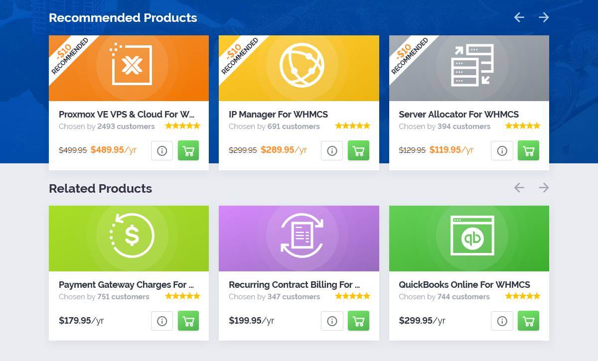 We've increased our Recommended Product Discounts - you'll now enjoy $10 off for every added #WHMCS module, and $25 extra when you go Open Source.

These discounts instantly stack with our Bulk Order Discount, Deals of the Day/Week, and other promo codes!

modulesgarden.com/products/whmcs