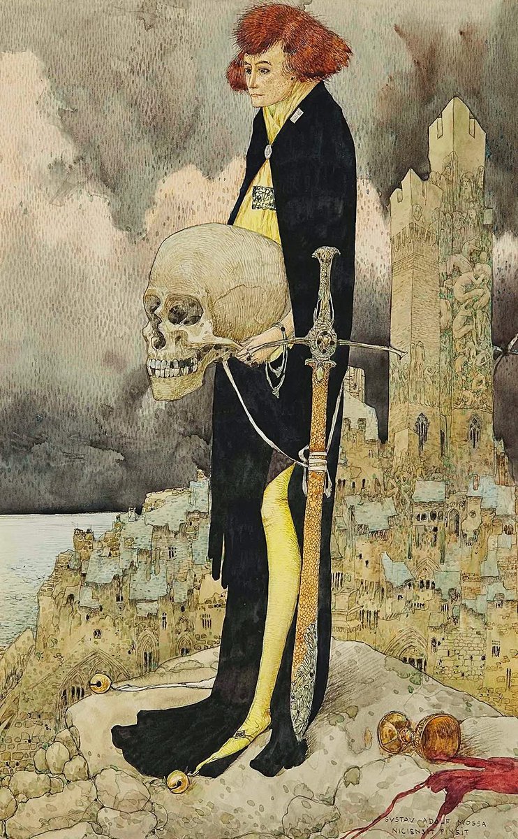 oscillate23's tweet image. Gustave Adolf Mossa