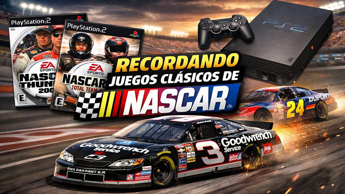 Hoy arranca una nueva temporada de NASCAR con la #DAYTONA500 y le he pedido a <a href="/H4rvickismo29/">Kevin Planvick²⁹ #4EVER #ADVDRCR 😀👍</a> que me ayude a recordar alguno de los juegos clásicos de PS2! #Retro #EA  
youtu.be/5Rhy64gvH6g
