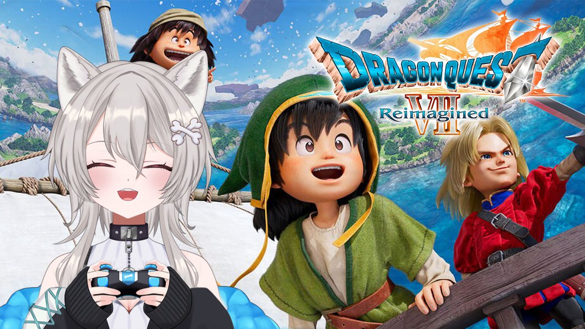 はじまる！！！
ギリギリ間に合った！！！

【完全初見】ドラゴンクエストVII Reimagined【朝召サーモン】 youtube.com/live/0Se2O0p5T… <a href="/YouTube/">YouTube</a>より