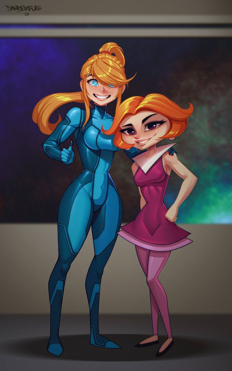 Danderfull_'s tweet image. Jane Jetson &amp;amp; Samus had a meeting, it went really well. 💙 #TVShows #cartoon #theJetsons #JaneJetson #Samus #Metroid