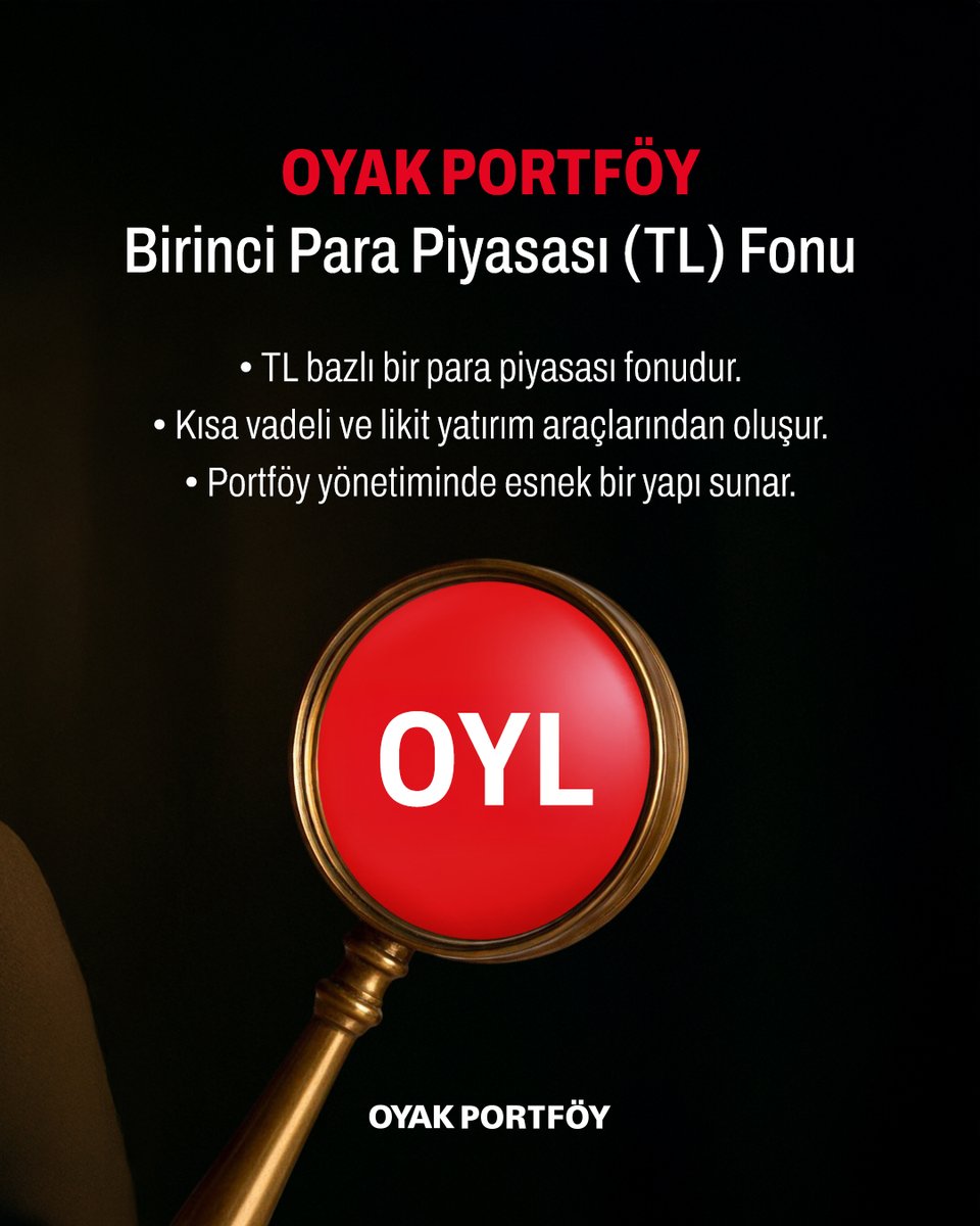 Doğru fonu bulmak karmaşık bir süreç olmak zorunda değil. Geniş fon yelpazemiz, farklı yatırım ihtiyaçlarına yönelik seçeneklerimiz ile yatırım yolculuğunuzda yanınızdayız!

OYL Fon’a, OYAK YATIRIM’da hesap açarak erişebilirsiniz. Detaylı bilgi için 0212 319 14 00 numarasından