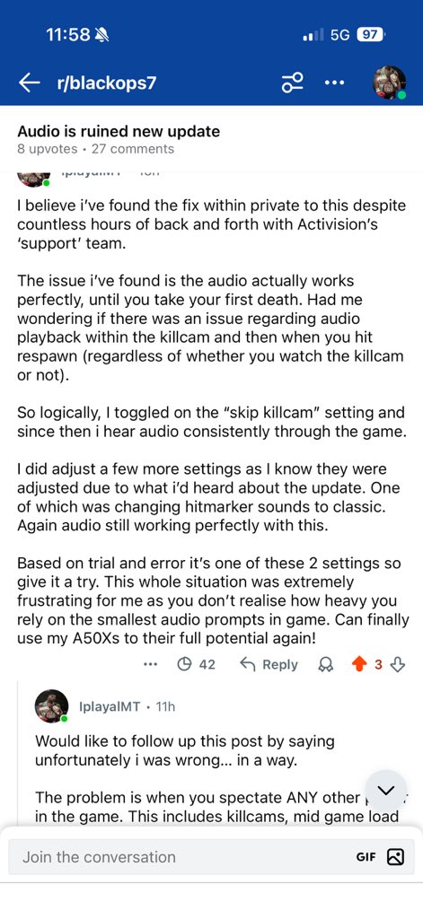 iplayal's tweet photo. @CODUpdates Fix footstep audio. It’s completely broken when you spectate anyone at any point. Explain here: https://t.co/FUnp28Y5U9