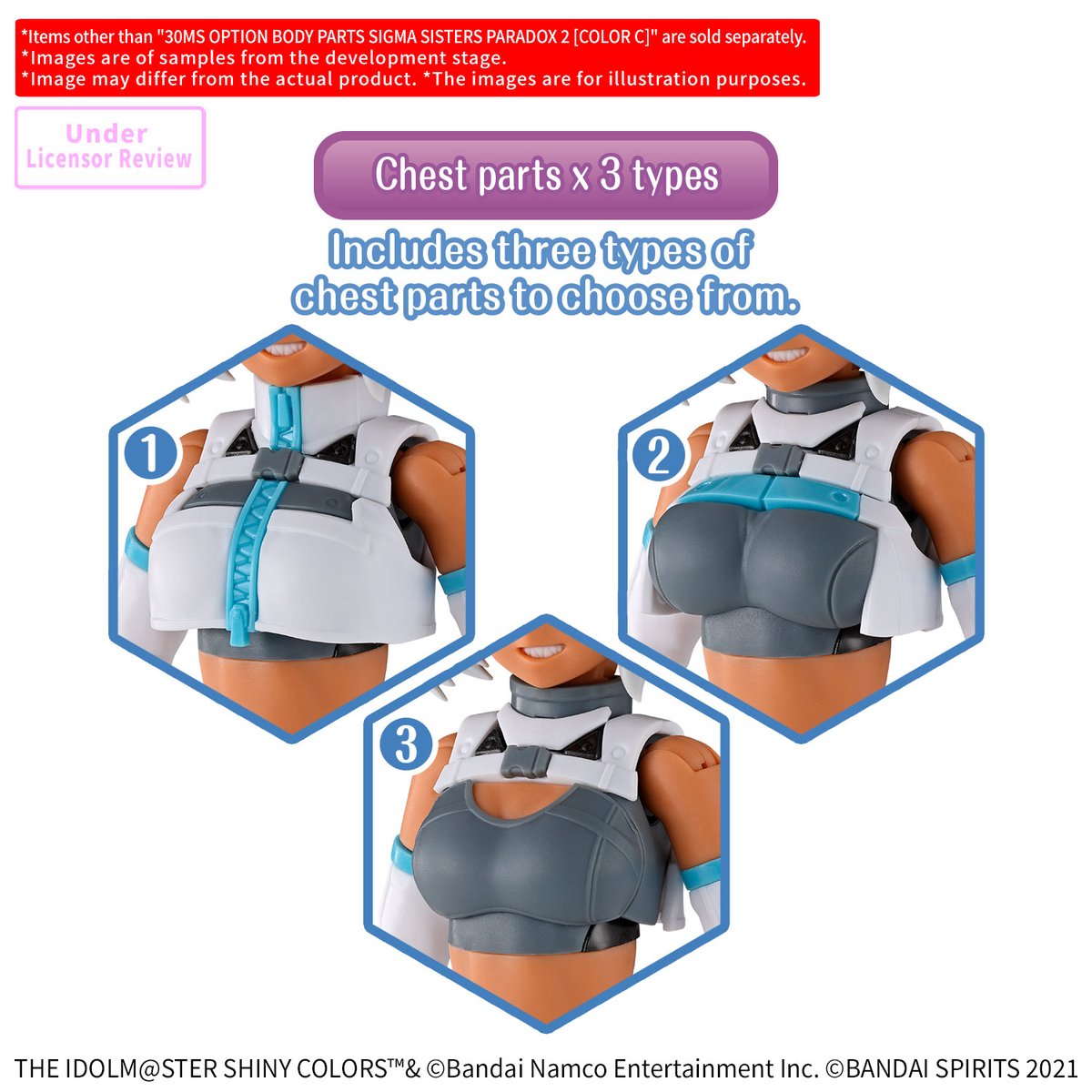 30mlabel_en's tweet image. 【30ML NEW ITEM Information📣】
30MS OPTION BODY PARTS SIGMA SISTERS PARADOX 2 [COLOR C]

Live product announcement on YouTube
youtube.com/watch?v=jYQMyl…
*This stream is in Japanese.

#30MS #30ML #Plasticmodelkit