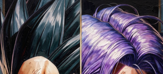 knightama's tweet image. Like Father, Like Son #Vegeta #Trunks