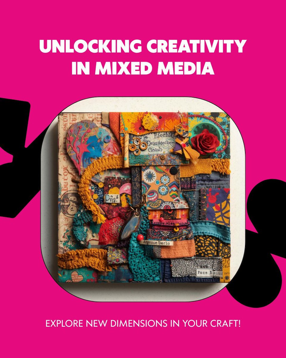 worldofcraftuk's tweet image. 🎨 Mixing materials can elevate your projects.

Try combining paper, fabric, paint and embellishments for extra depth and texture.

Have you mixed mediums before?

#MixedMedia #CraftTips #WorldOfCraft