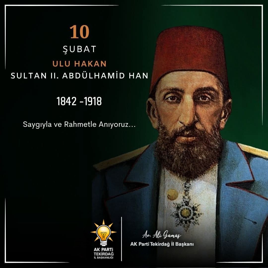 “Devlet-i Aliyye’yi ayakta tutmak, yalnız kılıçla değil; akılla ve ferasetle olur.”

33 yıl boyunca devleti ayakta tutan büyük irade.
Geç anlaşıldı, hiç unutulmadı.

Rahmet, saygı ve minnetle…