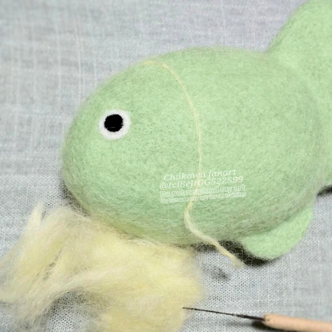 羊毛フェルト needlefelting } 🐟 ちいかわ 🐟 ファンアート 🪡