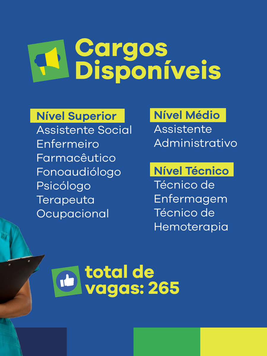 fhemoam's tweet photo. 📢 O Hemoam abriu PSS nº 001/2026 com 265 vagas temporárias para níveis médio, técnico e superior, no Hospital do Sangue (Manaus).
🗓 Inscrições gratuitas: 10 a 13/02
🌐 https://t.co/9MeVMJHRqK
📄 Edital a partir de 10/02 https://t.co/bB07kSXikU