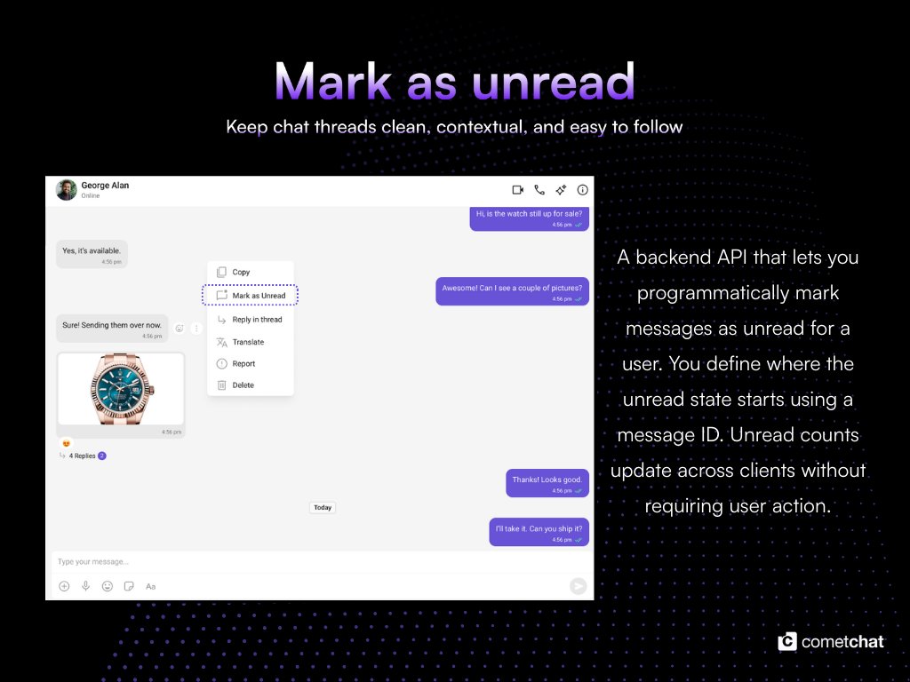 CometChat tweet media