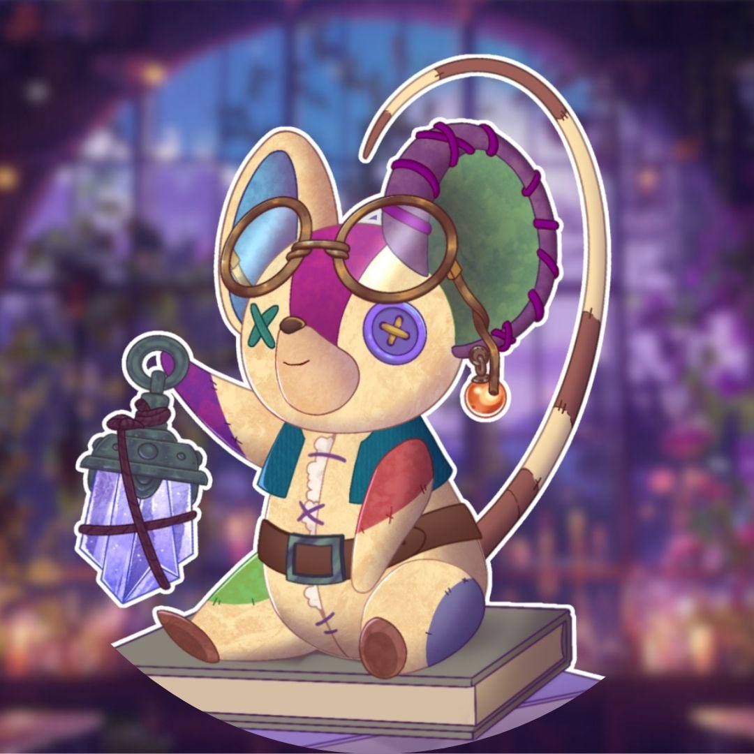 Drop a png if your Vtuber Mascots!

Squeaku likes to get into all kinds of things but we love him anyway 💜

🖼️: <a href="/HoneyMeela/">Honey ✨🐝 The Bee Bingy</a>