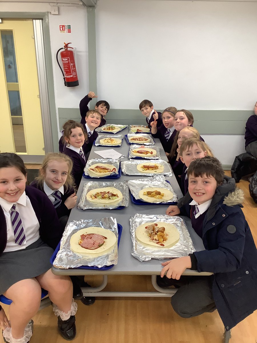 Creating our own breakfast burritos #StPBDT