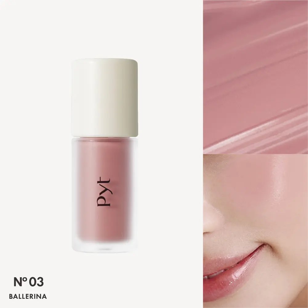 ちなみにPytはリキッドチークも神です。 ベースメイクを崩すことなく