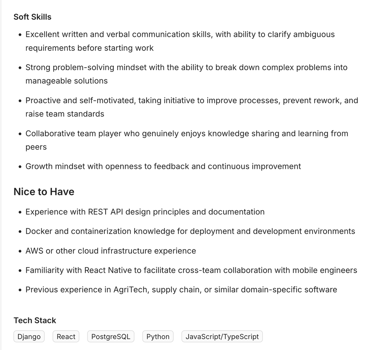 If you're a Senior Fullstack Engineer looking for a fresh start outside Nairobi, we have an oppotunity for you.
Salary: KSh 150 - 250k