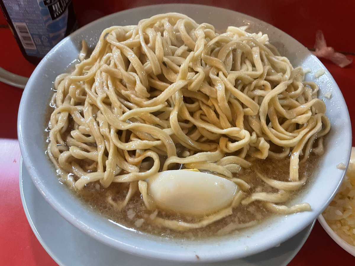 w_monkeysheep's tweet photo. 西新井大師 #富士丸
2/10 麺普通　カタメ ヤサイ抜き ニンニク多め https://t.co/CaAJM2mIfO