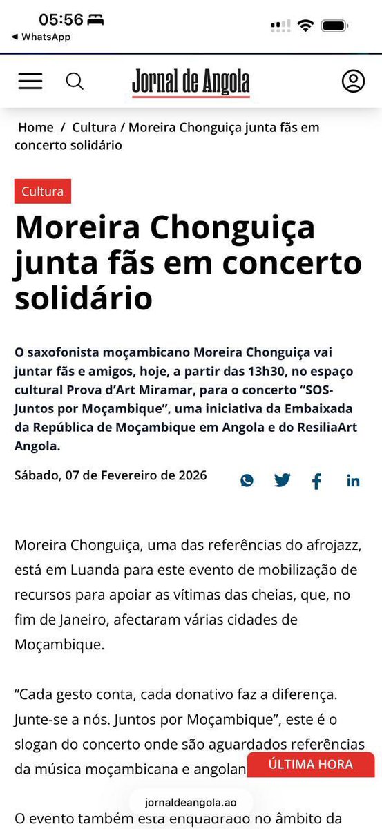 Moreira Chonguiça tweet media