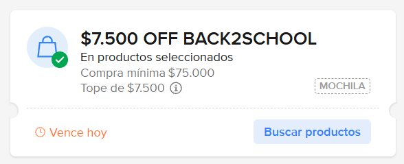 AhorrandoAndoAr's tweet photo. CUPÓN DE MERCADO LIBRE!!!
PARA TODOS 🔥🔥🔥

Es para productos seleccionados

De: $7.500
Código: MOCHILA
Compra mínima: $75.000

Lo ingresan acá en cupones:
https://t.co/LiFQjEjfQn https://t.co/xIpVDbfICz