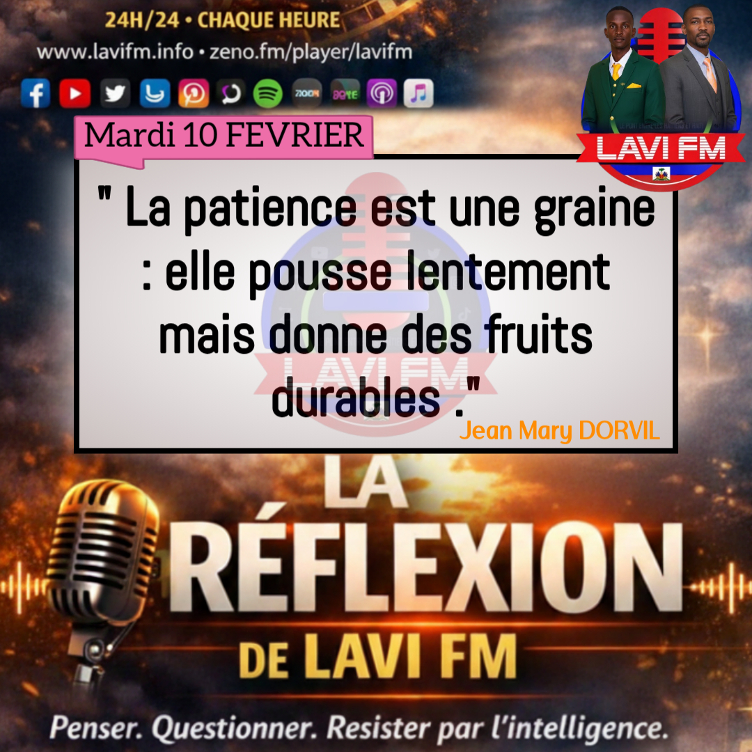 LA RÉFLEXION DE LAVI FM