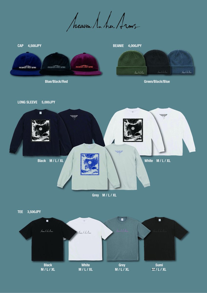 hiha_official's tweet photo. 明日から発売予定の新物販リストとなります。

4/4のリキッドルームワンマンはまた新しい物販が登場予定なので、こちらご希望の方はぜひ明日会場でお買い求めください。WEBでの発売は未定です。

本当は明日は持って行くつもりでは無かったのですが、急遽2マンライブということで、過去のデッドストック系の物販も少し並べます。

イレギュラーを盛り上げるためにメンバー私物（かなり昔のReversal of ManのTシャツ?など）も少し持っていきます笑

殺伐とした世の中ですが、音楽は最高だと思える空間にします。

こういう時をみんなで楽しんでいきましょう。