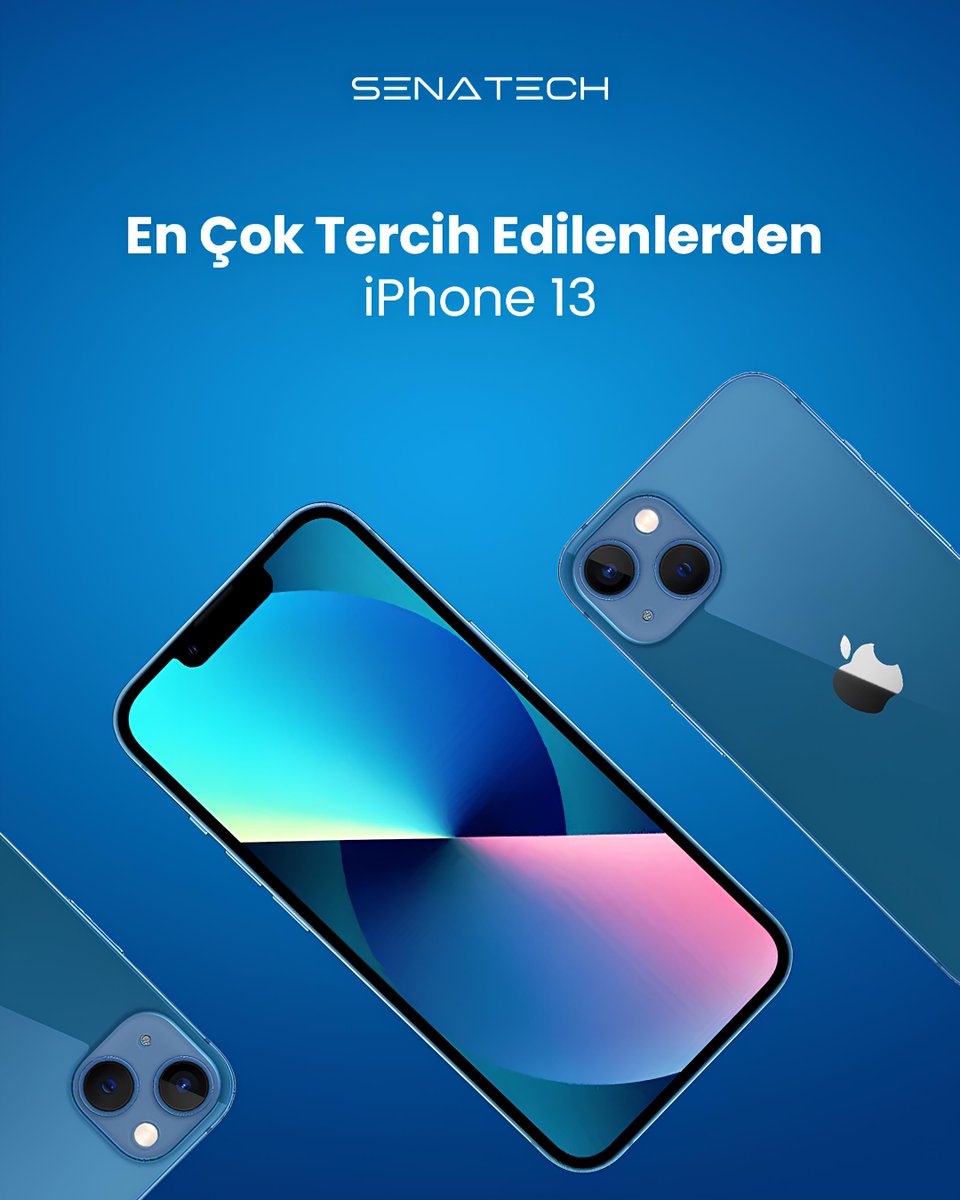 senatechtr's tweet photo. iPhone 13’ün bu kadar tercih edilmesi tesadüf değil.
Senatech’te güvenle, garantiyle. https://t.co/sypicXLZ08