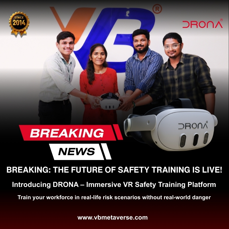 TheGroupVB's tweet photo. 🚨 BREAKING UPDATE 🚨
DRONA is redefining safety training with immersive VR.
Train smarter, faster, and safer—without real-world risks.
https://t.co/5JAMobcYyk
#Drona #VBMetaverse #VRSafetyTraining #WorkplaceSafety #ImmersiveLearning #FutureOfWork #VBGroup #SmartTraining #VR https://t.co/VvaxsBtFQ8