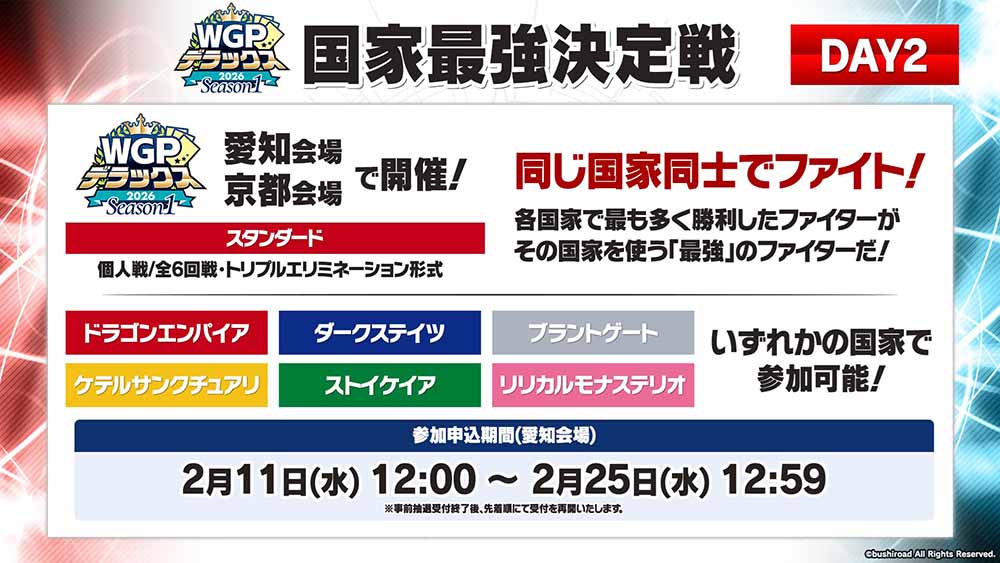 ★最終値下げ！★ 早い者勝ち！テリファー2 シリアル箱 ⚔国家最強決定戦⚔ in WGP #デラックス 2026 Season1 各国家ごとの