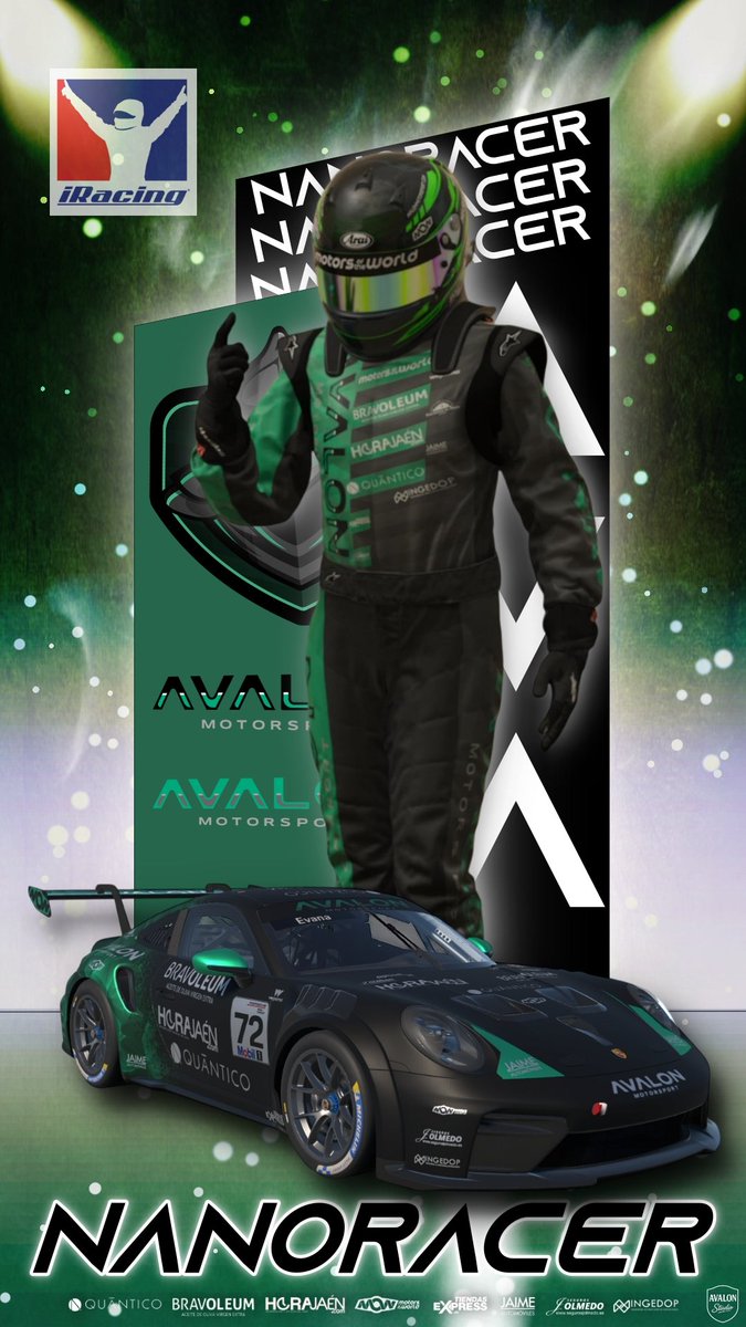 📝 FICHAJE 📝 
Sección <a href="/iRacing/">iRacing</a>

Damos la bienvenida a David Laredo, nuevo piloto de iRacing.

🛡️ <a href="/NanoRacer74/">Nano74</a>
📍 Toledo

🏁 Experiencia, constancia y pasión por la competición.

David se convierte en el primero de varios fichajes que iremos anunciando próximamente. Un piloto que