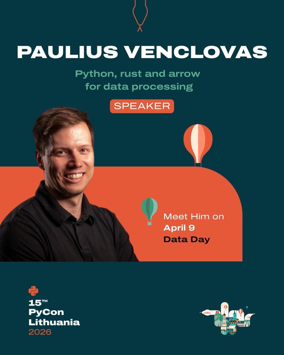 PyCon Lithuania tweet media